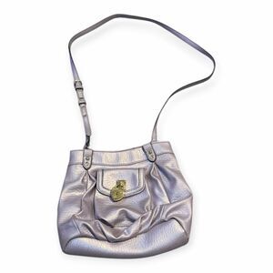 JUICY COUTURE Women’s Metallic Lavender Crossbody Bag